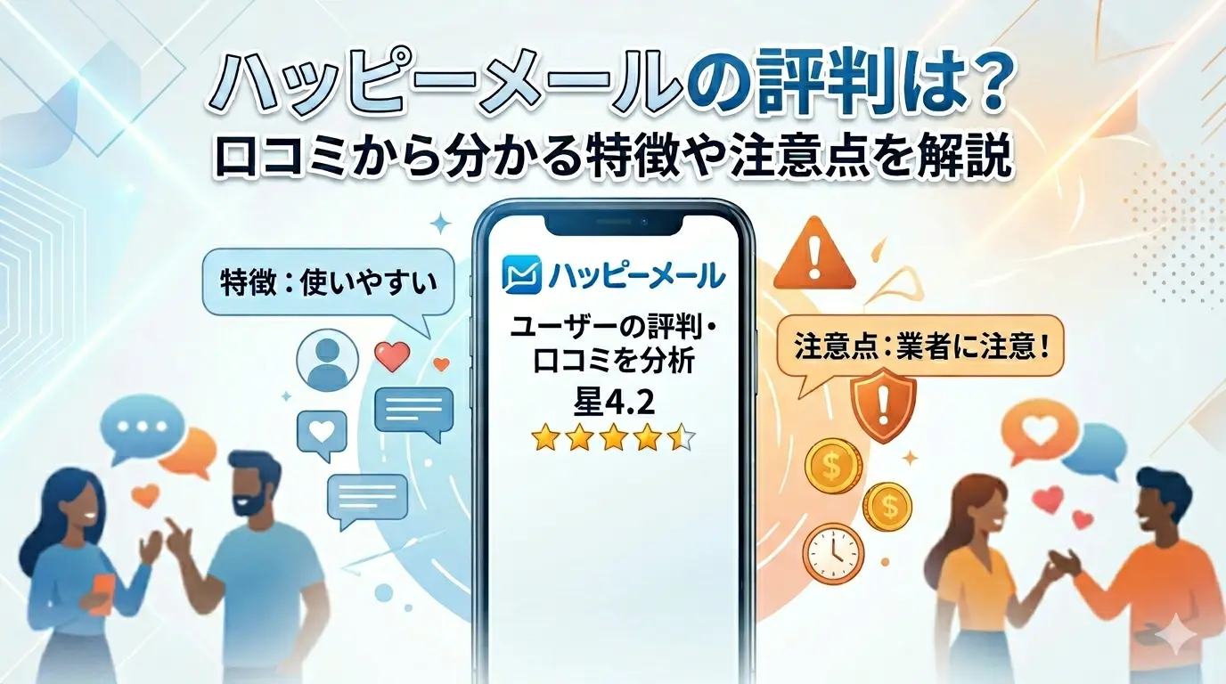 ハッピーメールの評判